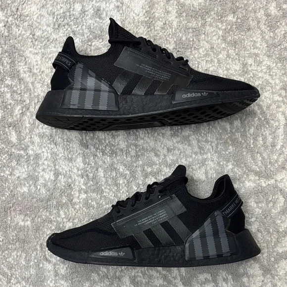 Adidas Men's NMD Black Sneakers - Picture 1 of 9